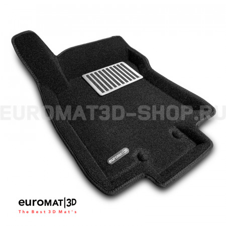 Текстильные 3D коврики Euromat3D Lux в салон для Nissan X-Trail (T32) (2015-2020) № EM3D-003724