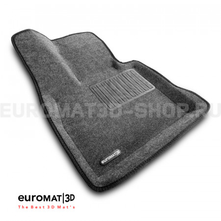 Текстильные 3D коврики Euromat3D Business в салон для Bmw X6 (F16) (2015-) № EMC3D-001215G Серые