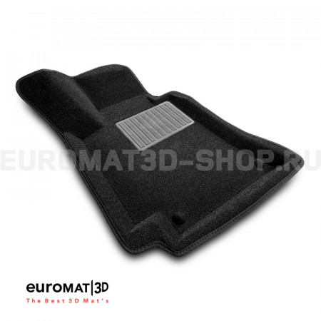 Текстильные 3D коврики Euromat3D Business в салон для Mercedes E-Class (W213) (2016-2023) № EMC3D-003519