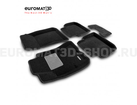 Текстильные 3D коврики Euromat3D Business в салон для Subaru Outback (2002-2009) № EMC3D-004707 Текстильные 3D коврики Euromat3D Business в салон для Subaru Outback (2002-2009) № EMC3D-004707