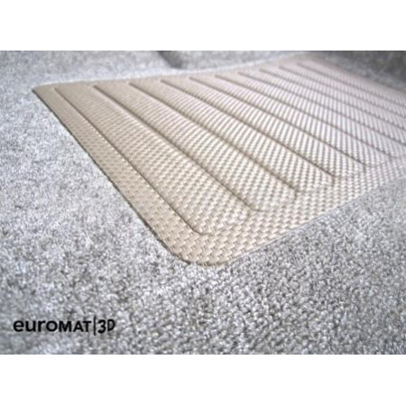Текстильные 3D коврики Euromat3D Business в салон для Toyota Land Cruiser Prado 150 (2014-) № EMC3D-005120T Бежевые