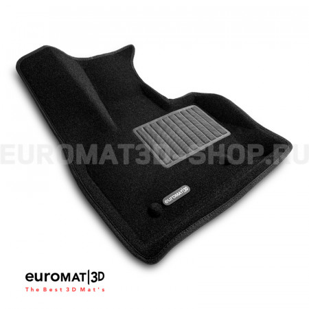 Текстильные 3D коврики Euromat3D Premium в салон для Mercedes G-Class (W463) (2018-) № EMPR3D-003502