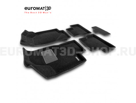 Текстильные 3D коврики Euromat3D Business в салон для Datsun Mi-Do (2015-2020) № EMC3D-005310
