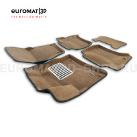 Текстильные 3D коврики Euromat3D Lux в салон для Volkswagen Touareg (2010-2017) № EM3D-004101R Коричневые Текстильные 3D коврики Euromat3D Lux в салон для Volkswagen Touareg (2010-2017) № EM3D-004101R Коричневые